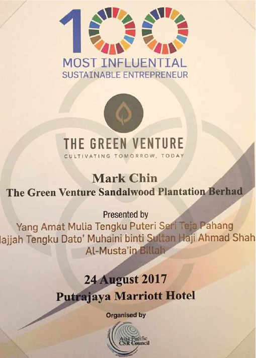 100 most influential sustainable entrepeneur year 2017